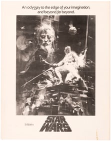 STAR WARS ALTERNATE DESIGN MOVIE POSTER PROOF.