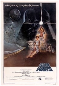 STAR WARS STYLE A ONE SHEET MOVIE POSTER 3RD PRINTING.