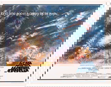 STAR WARS HALF-SHEET MOVIE POSTER.