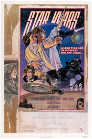 STAR WARS STYLE D ORIGINAL 1978 ONE SHEET MOVIE POSTER.