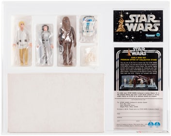 STAR WARS (1978) - EARLY BIRD MAIL-AWAY KIT (DOUBLE-TELESCOPING LUKE SKYWALKER, PRINCESS LEIA,
