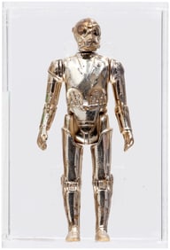 STAR WARS (1978) - LOOSE ACTION FIGURE DEATH STAR DROID AFA 30 FAIR (ENGINEERING PILOT).