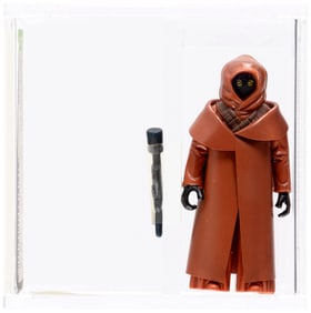 STAR WARS (1977) - LOOSE ACTION FIGURE/HK JAWA (VINYL CAPE) AFA 90 NM+/MINT.
