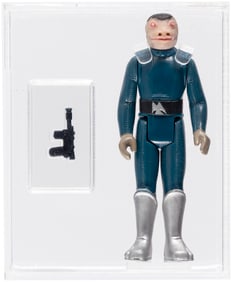 STAR WARS (1978) - LOOSE ACTION FIGURE/HK SNAGGLETOOTH (BLUE, TOE DENT) CAS 85.