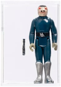 STAR WARS (1978) - LOOSE ACTION FIGURE/HK SNAGGLETOOTH (BLUE) AFA 75 EX+/NM.