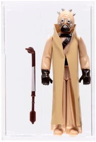 STAR WARS (1977) - LOOSE ACTION FIGURE/HK SAND PEOPLE (TUSKEN RAIDER) AFA 80+ NM (HOLLOW CHEEKS).