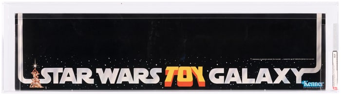 STAR WARS TOY GALAXY FIRST VERSION (1978) SHELF TALKER AFA 85 NM+.