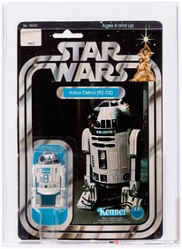 STAR WARS (1978) - ARTOO-DETOO (R2-D2) 12 BACK-A AFA 60 EX (WHITE FOOTER).