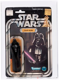 STAR WARS (1978) - DARTH VADER 12 BACK-A AFA 75 EX+/NM.