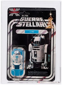 HARBERT GUERRE STELLARI/STAR WARS (1978) - C1P8 (R2-D2) 12 BACK AFA 85 NM+ (SINGLE HIGHEST GRADED).