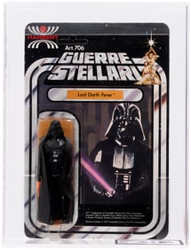 HARBERT GUERRE STELLARI/STAR WARS (1978) - LORD DARTH FENER (DARTH VADER) 12 BACK UKG 85%.