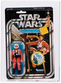 STAR WARS (1978) - LUKE SKYWALKER (X-WING PILOT) 20 BACK-G (BOBA FETT OFFER) AFA 80 NM.
