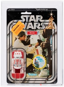 STAR WARS (1978) - R5-D4 20 BACK-F (BOBA FETT OFFER) AFA 75+ EX+/NM (CIRCLE EXTENSION STICKER,