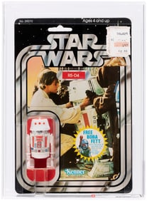 STAR WARS (1978) - R5-D4 20 BACK-H (BOBA FETT OFFER) AFA 80 NM (CIRCLE EXTENSION STICKER, SINGLE