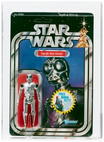 STAR WARS (1978) - DEATH STAR DROID 20 BACK-G (BOBA FETT OFFER) AFA 80 NM.
