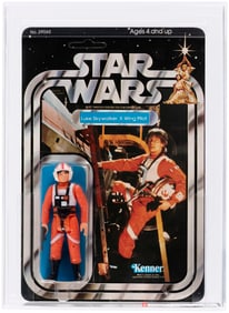 STAR WARS (1979) - LUKE SKYWALKER (X-WING PILOT) 21 BACK-B AFA 80 NM.
