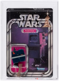 STAR WARS (1978) - POWER DROID 20 BACK-B AFA 80+ NM.
