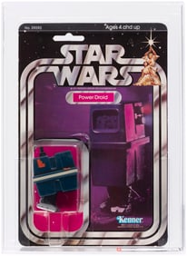 STAR WARS (1979) - POWER DROID 21 BACK-B AFA 75 EX+/NM.