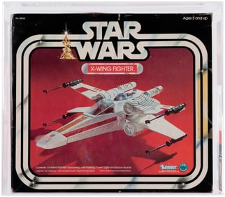 STAR WARS (1979) - X-WING FIGHTER VEHICLE AFA 75 EX+/NM.