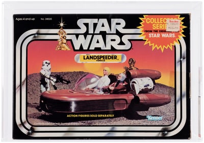 STAR WARS COLLECTOR SERIES (1983) - LANDSPEEDER AFA 80+ NM.
