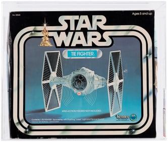 STAR WARS (1978) - TIE FIGHTER VEHICLE AFA 75 EX+/NM.