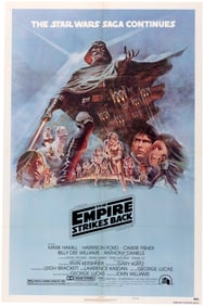 STAR WARS: THE EMPIRE STRIKES BACK STYLE B ONE SHEET MOVIE POSTER.