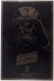 KILLIAN R-1990 STAR WARS: THE EMPIRE STRIKES BACK MYLAR ONE SHEET MOVIE POSTER (DARTH VADER