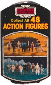 STAR WARS: THE EMPIRE STRIKES BACK (1982) - "COLLECT ALL 48 ACTION FIGURES" HANGING MOBILE DISPLAY.