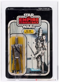 STAR WARS: THE EMPIRE STRIKES BACK (1980) - IG-88 (BOUNTY HUNTER) 31 BACK-B AFA 75 EX+/NM (KENNER
