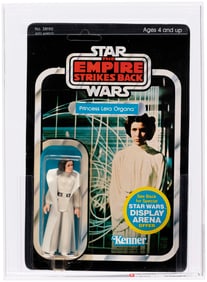 STAR WARS: THE EMPIRE STRIKES BACK (1981) - LEIA ORGANA 45 BACK AFA 85 Y-NM+ (NONE HIGHER IN POP).