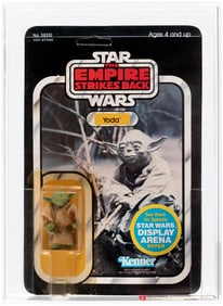 STAR WARS: THE EMPIRE STRIKES BACK (1981) - YODA 45 BACK AFA 80 Y-NM.