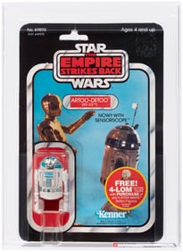 STAR WARS: THE EMPIRE STRIKES BACK (1982) - ARTOO DETOO (R2-D2 W/SENSORSCOPE) 47 BACK AFA 75 EX+/NM.