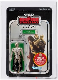 STAR WARS: THE EMPIRE STRIKES BACK (1982) - C-3PO (REMOVABLE LIMBS) 47 BACK AFA 75 EX+/NM.