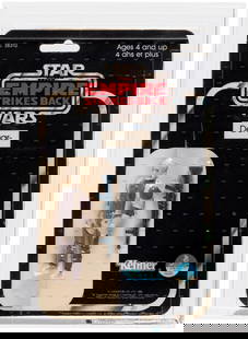 STAR WARS: THE EMPIRE STRIKES BACK (1982) - DENGAR SEARS EXCLUSIVE BLANK BACK AFA 75 Q-EX+/NM: Sears exclusive shrink-wrapped blank back card contains 3.75" tall Kenner action figure. Canadian issue. In 1980-1981, Sears stores throughout Canada offered multi-packs of carded figures, each includ