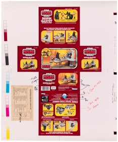 STAR WARS: MICRO COLLECTION (1981) - BESPIN GANTRY ACTION PLAYSET CROMALIN BOX PROOF (MARKED