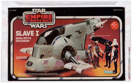 STAR WARS: THE EMPIRE STRIKES BACK (1981) - SLAVE I AFA 75 EX+/NM.