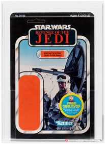 STAR WARS: REVENGE OF THE JEDI (1983) - REBEL SOLDIER (HOTH BATTLE GEAR) PROOF CARD AFA 85 NM+.