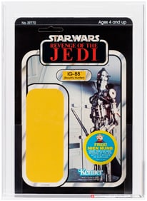 STAR WARS: REVENGE OF THE JEDI (1983) - IG-88 PROOF CARD AFA 85+ NM+.