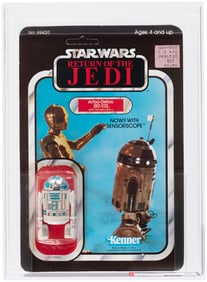 STAR WARS: RETURN OF THE JEDI (1983) - ARTOO-DETOO (R2-D2) W/SENSORSCOPE 65 BACK-A AFA 85 Y-NM+.