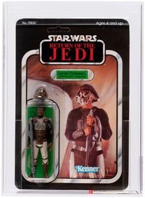 STAR WARS: RETURN OF THE JEDI (1983) - LANDO CALRISSIAN (SKIFF GUARD DISGUISE) 65 BACK-A AFA 85 NM+