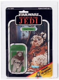 STAR WARS: RETURN OF THE JEDI (1983) - CHIEF CHIRPA 65 BACK-C AFA 80 NM (CLEAR BLISTER).