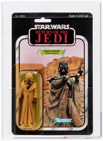 STAR WARS: RETURN OF THE JEDI (1983) - TUSKEN RAIDER (SAND PEOPLE) 65 BACK-B AFA 85 Y-NM+.