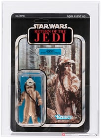 STAR WARS: RETURN OF THE JEDI (1983) - LOGRAY (EWOK MEDICINE MAN) 65 BACK-B AFA 85 NM+ (TSUKUDA