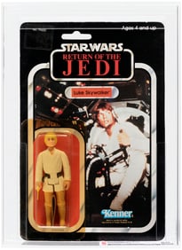 STAR WARS: RETURN OF THE JEDI (1983) - LUKE SKYWALKER 77 BACK-A CAS 80Y (GUNNER PHOTO).