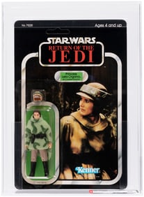 STAR WARS: RETURN OF THE JEDI (1984) - PRINCESS LEIA ORGANA (COMBAT PONCHO) 77 BACK-A AFA 85 Y-NM+.