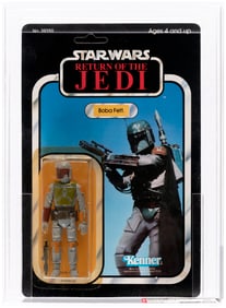 STAR WARS: RETURN OF THE JEDI (1983) - BOBA FETT 77 BACK-A AFA 85 Y-NM+ (NONE HIGHER IN POP).