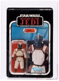 STAR WARS: RETURN OF THE JEDI (1983) - KLAATU (SKIFF GUARD) 77 BACK-A AFA 80 NM (CLEAR BLISTER).