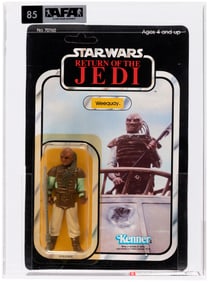 STAR WARS: RETURN OF THE JEDI (1983) - WEEQUAY 77 BACK-A AFA 85 NM+.