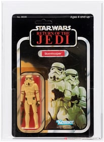 STAR WARS: RETURN OF THE JEDI (1983) - STORMTROOPER 77 BACK-A AFA 85 Y-NM+.