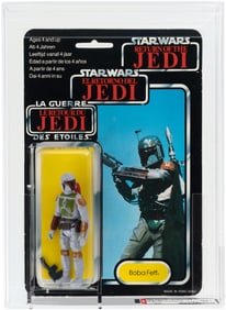 PALITOY STAR WARS: RETURN OF THE JEDI (1984) - BOBA FETT TRI-LOGO 70 BACK-B AFA 80+ NM (LIGHT